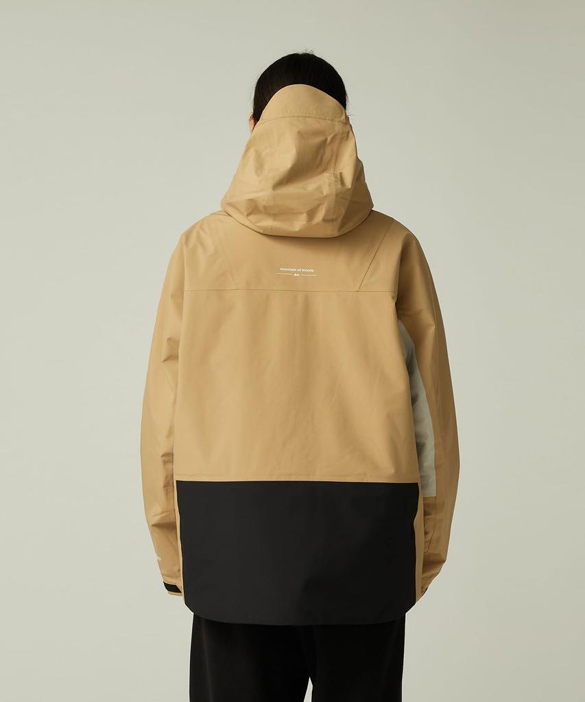 Snow Peak MofM Puffed Snow Jacket Outer Jacket with Padded and MM4510-JK02, Insulation, Beige, Medium, Men's Women's