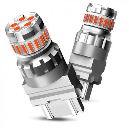 2Pcs AUXITO Pure Red 1156 LED Brake Tail Light Bulbs Error Free Anti Hyper Flash