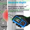 SNAKOL Pinless Wood Moisture Meter Digital Hygrometer Non-contact Timber Damp Detector Wall Humidity Tester Type-C Rechargeable