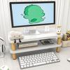 Desktop Laptop and Monitor Riser Stand with Storage Shelf
