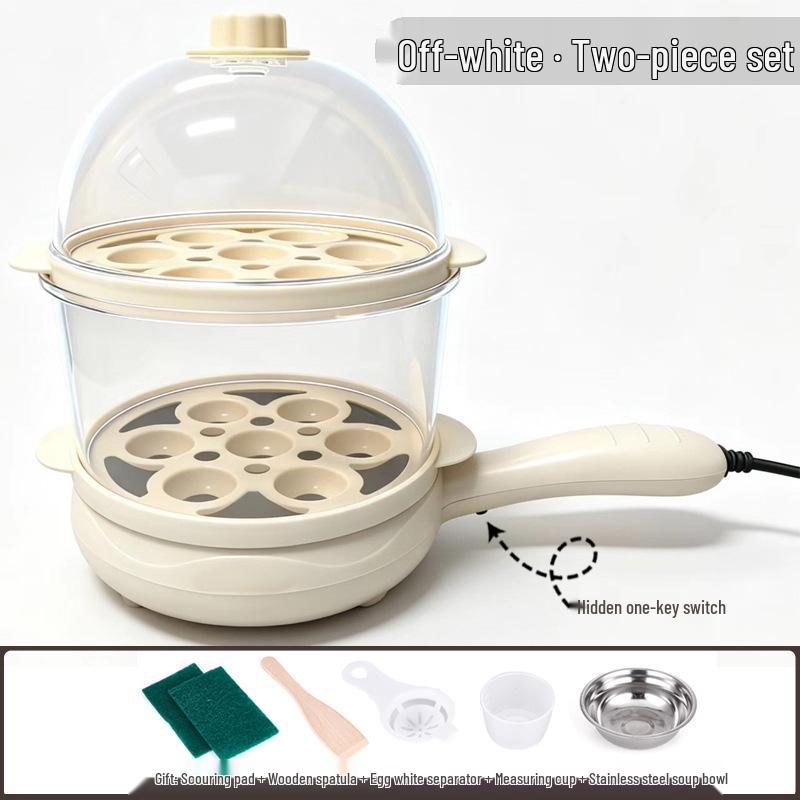 Canxiang Non-Stick Electric Frying Pan: Poached Eggs, Dumplings, Pot Stickers & Breakfast Cooker