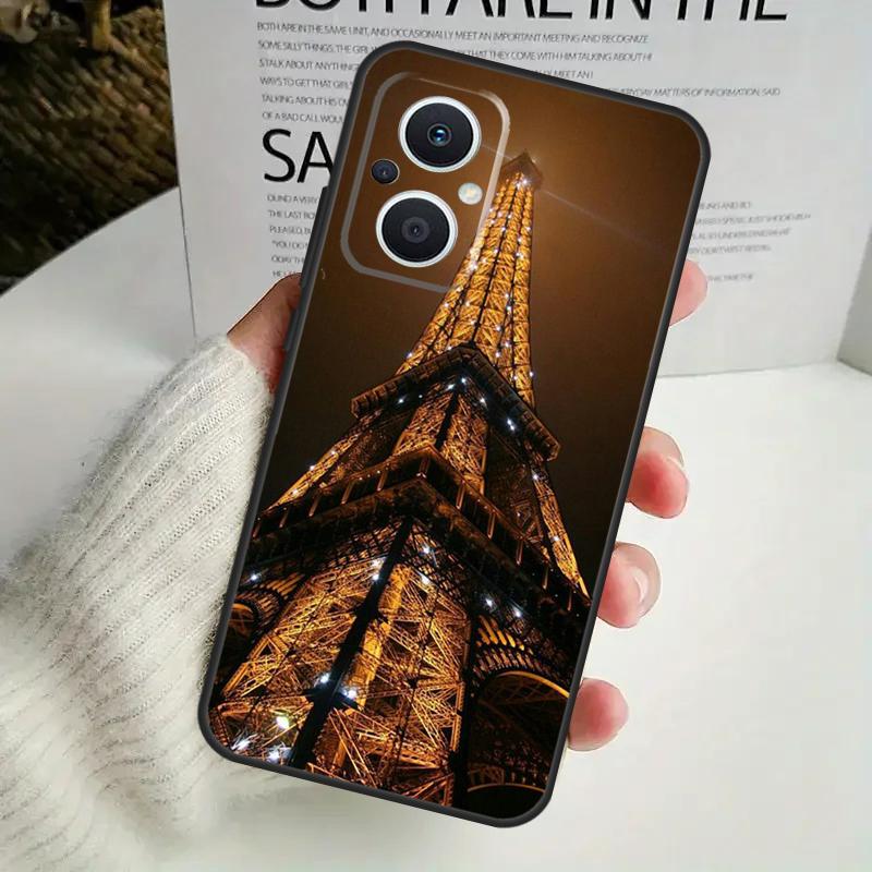 Paris Eiffel Tower France Case For OPPO Reno 13F 14F 12F 10 11 12 13 14 Pro 8T 7 8 Lite OPPO Find X6 X5 X8 X9 Pro Cover