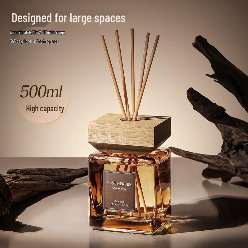 Yinuoshi Ebony Rose Large Capacity Reed Diffuser