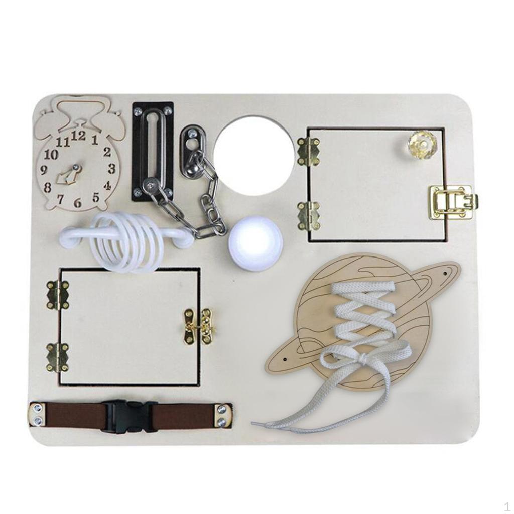 Activity Board Piece, Montessori DIY Toy Materials, Brain