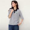 Giordano Women's Embroidered Pure Cotton Polo Shirt
