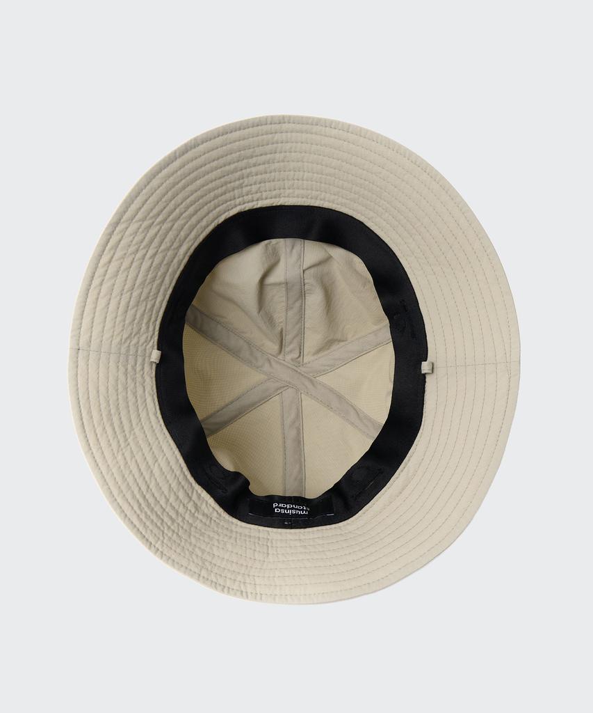 MUSINSA STANDARD [City Leisure] Desert Round Bucket Hat [Grayish Beige]