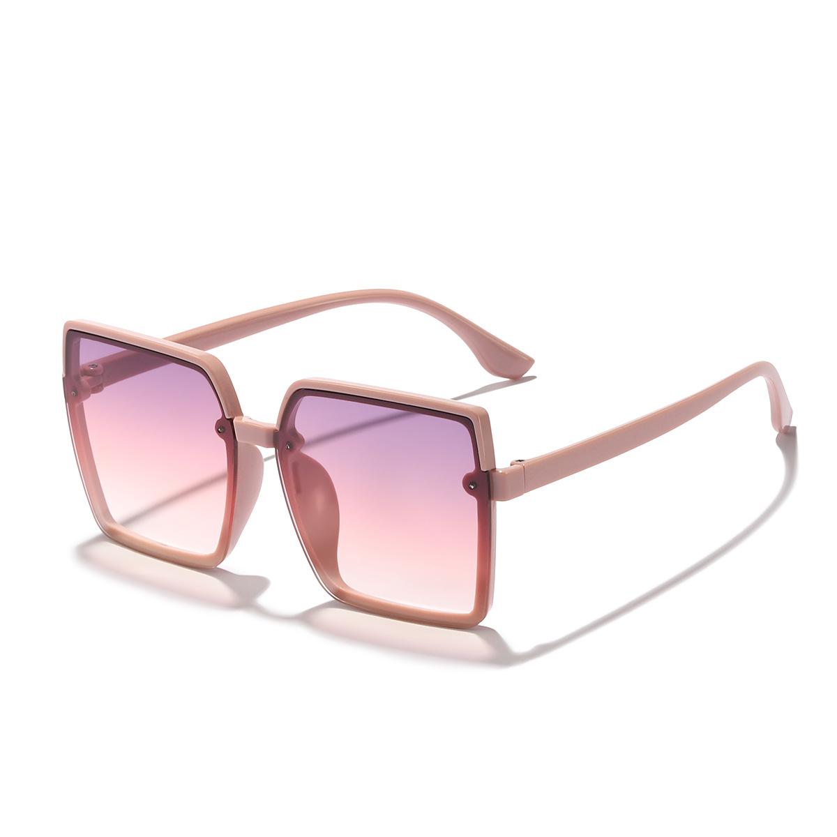 

Fashion Square Sunglasses Woman Retro Vintage Gradient Sun Glasses Female Clear Lens