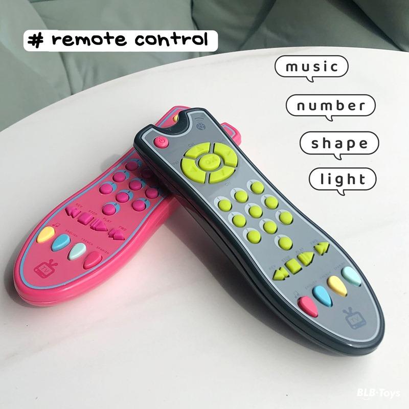 Music Mobile Phone Toy Baby Early Educational Toy Simulation TV Remote Control Electric Numbers English Learning Toy