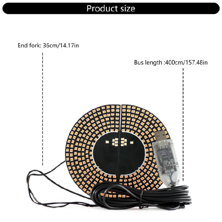 Flexible LED Car Lamp Programmable Devil Eye Light Eye Catching LED Car Display for Creative Vehicle & Business Lighting