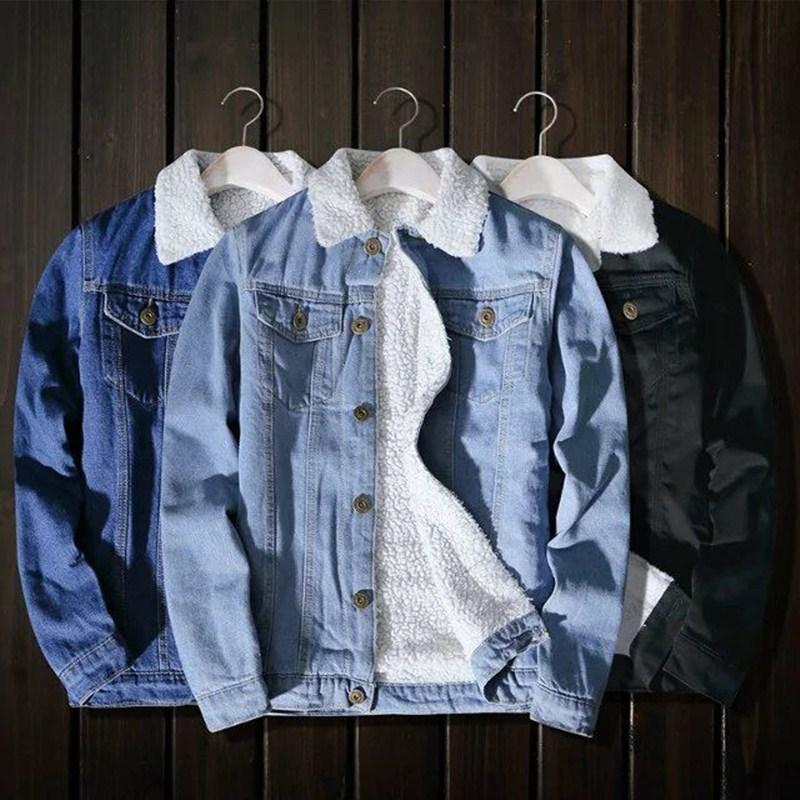 Autumn And Winter Thickened Lamb Wool Cowboy Coat Men's And Women's Cotton Clothes