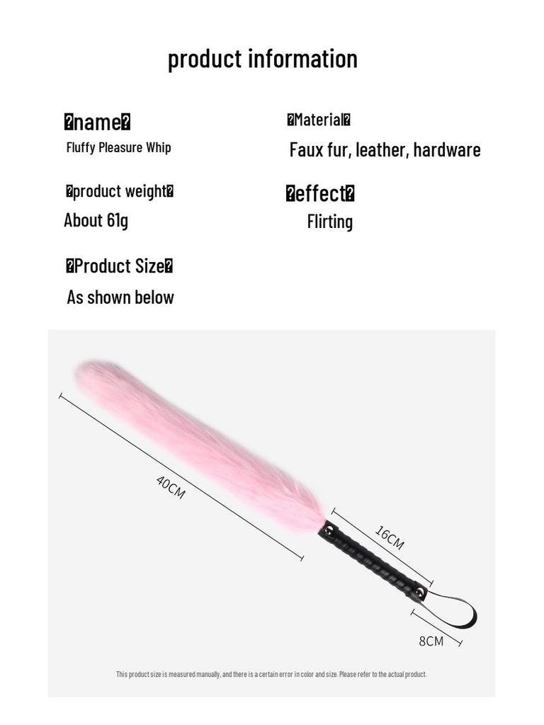 Seductive Leather Whip for Erotic Teasing and Flirty Foreplay