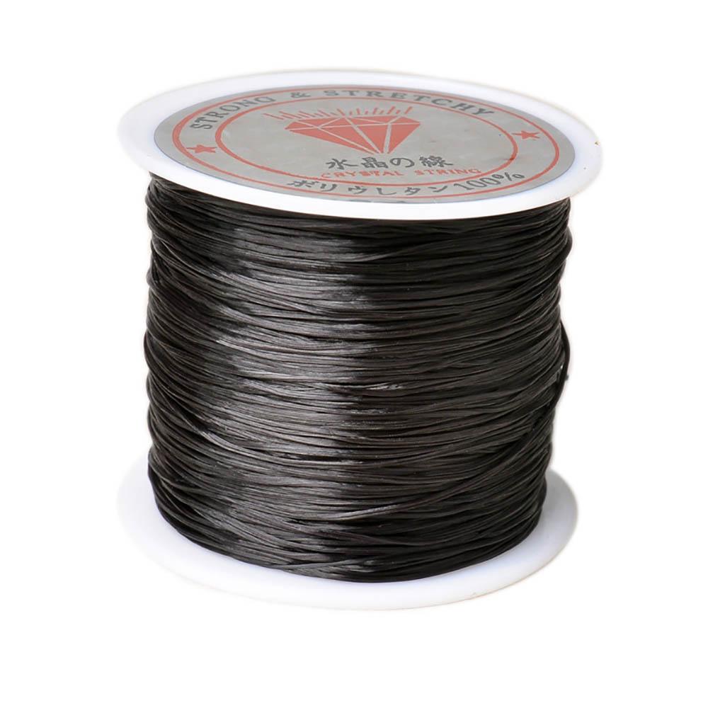 40Meters/roll Black White Stretch Elastic Cord For Bracelet Necklace Nylon Beading Cord String Thread Diy Jewelry Making Supplie