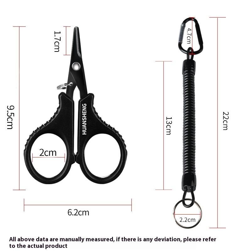 Professional Carp Fishing Tool, 1PC Titanium Coated Scissor Plier, PE Braid Line Cutter Stainless Steel