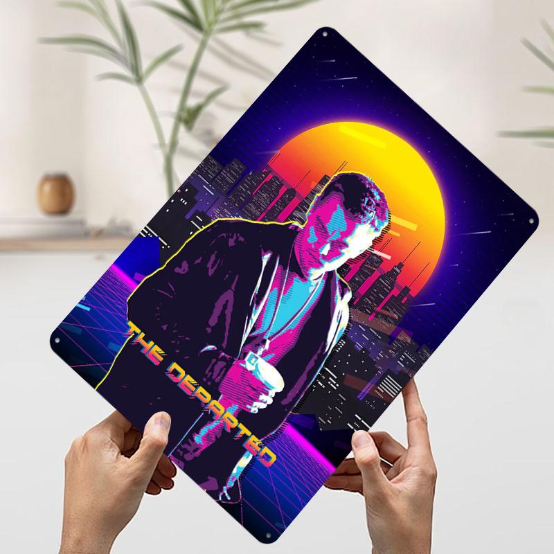 

The Departed Retro Printed Poster Customized Wall Art Retro Vintage Metal Tin Signs for Room Decorations Garage Decoration Decor 7.9x11.8In(20x30cm)