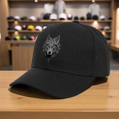 Wolf Baseball Cap Stylish Modern Street Hip Hop Fashion For Basketball Cycling Outdoor Sports Music Festival Unisex