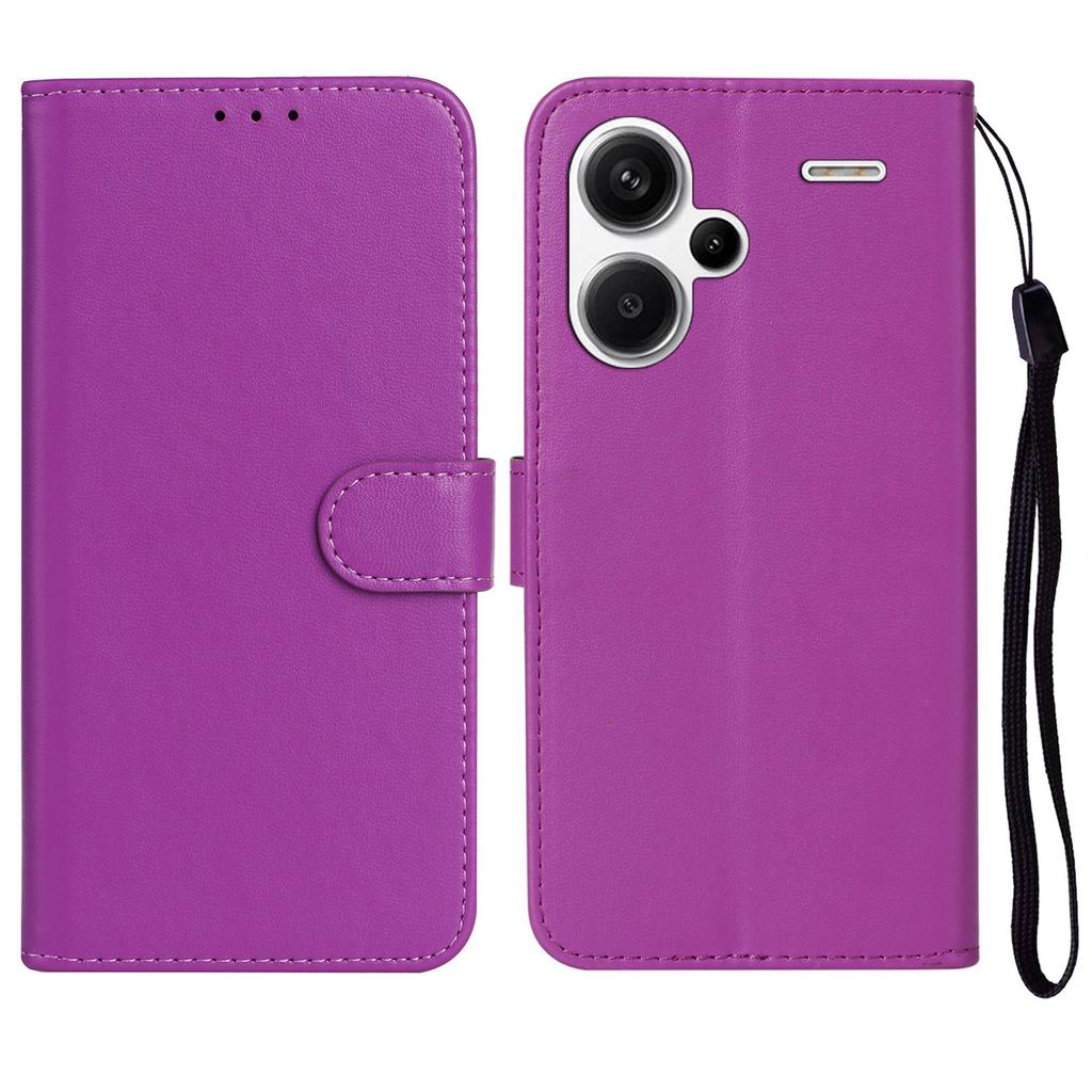 For Xiaomi Redmi Note 13 Pro+ 5G Case PU Leather Magnetic Clasp Flip Phone Cover