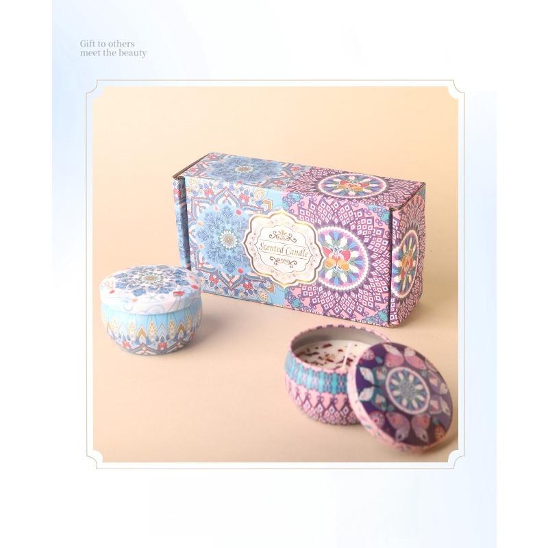 Scented Candle Gift Box Set Soybean Wax Gift Box Set Romantic Gift Box for Birthday