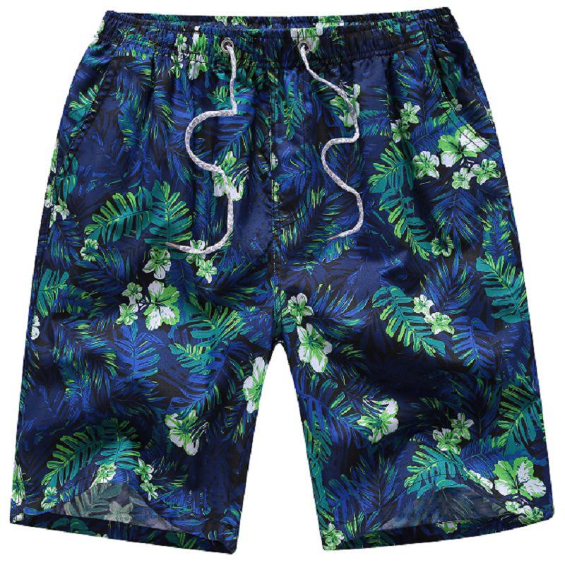 Quick-Dry Couple's Beach Shorts: Men's Breathable Swim Trunks & Women's Casual Printed Shorts