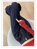 Women's High-Waisted Deep Blue Slim-Fit Wide-Leg Jeans - Spring New Arrival, Casual and Flattering Design