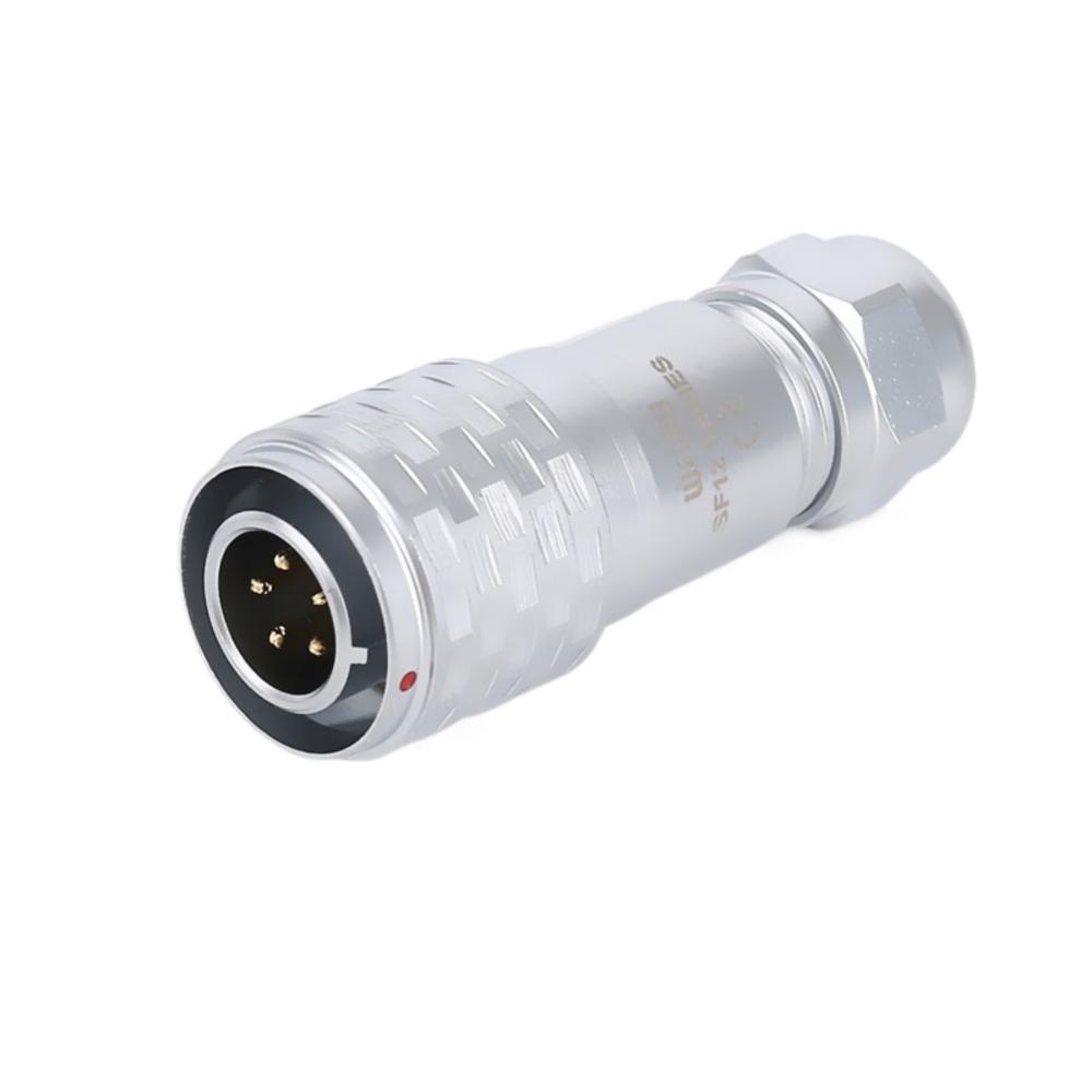 WEIPU SF12 2 3 4 5 6 7 9Pin Waterproof Automotive Aviation Connector M12 Socket Plug Solder Wire Panel Power Electrical Adapter