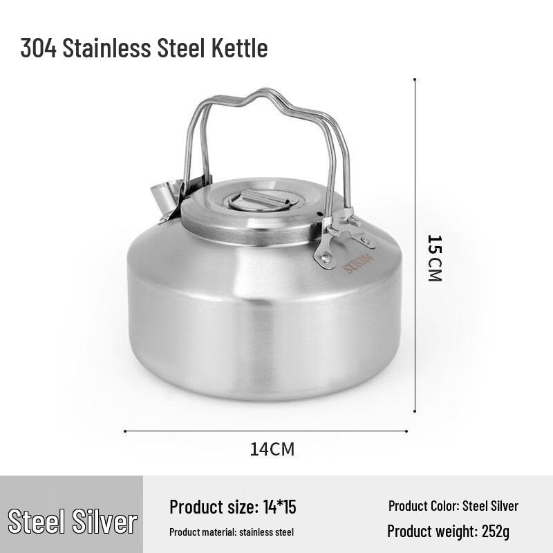 

Outdoor Portable Double Handle Kettle