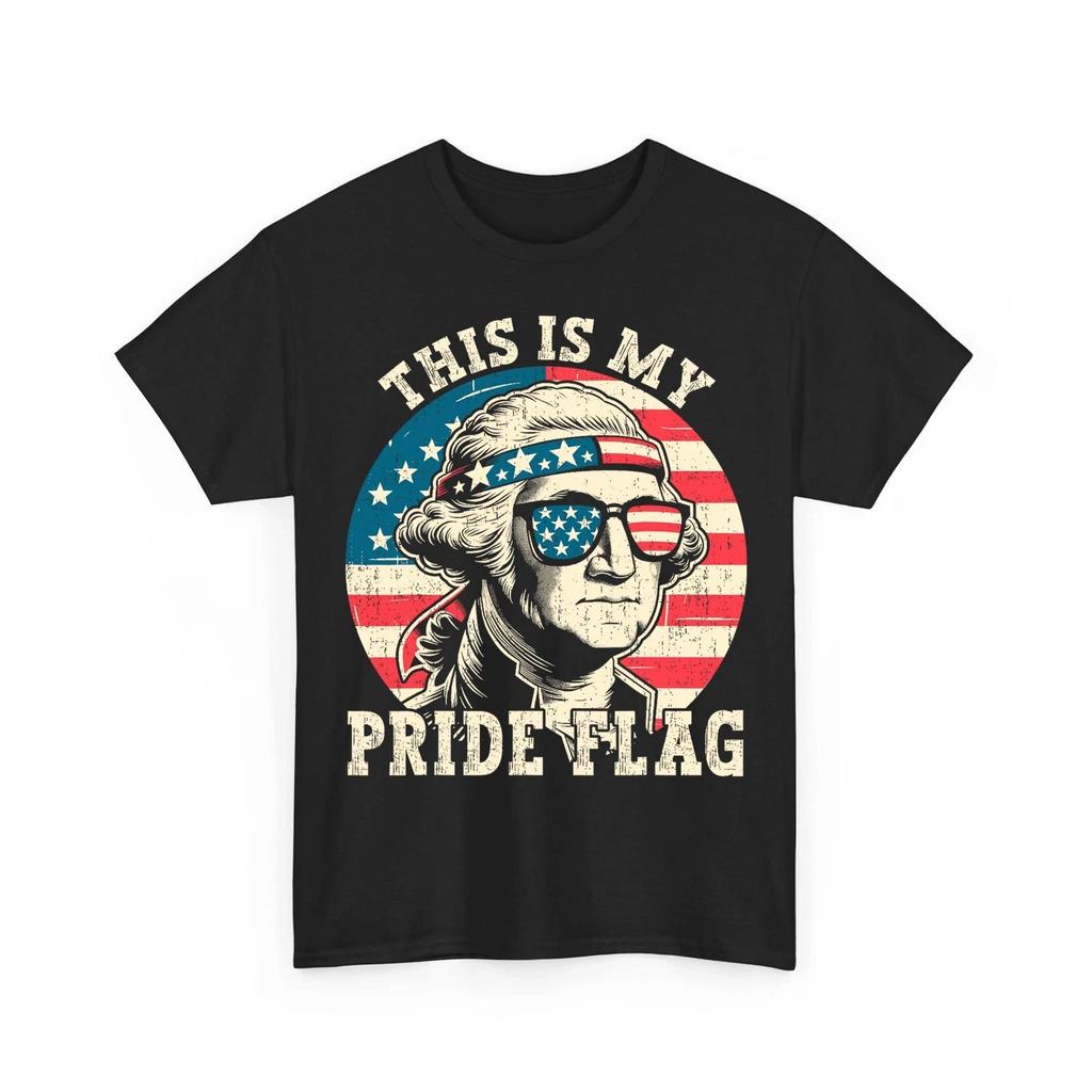 This Is My Pride Flag Shirt 4th Of July Patriotic America US Flag Unisex T-Shirt