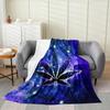 Contemporary Swirl Ring Line Art Pattern Comfortable Fleece Blanket Fit Living Room Bed Office All-match Simple Household Decor