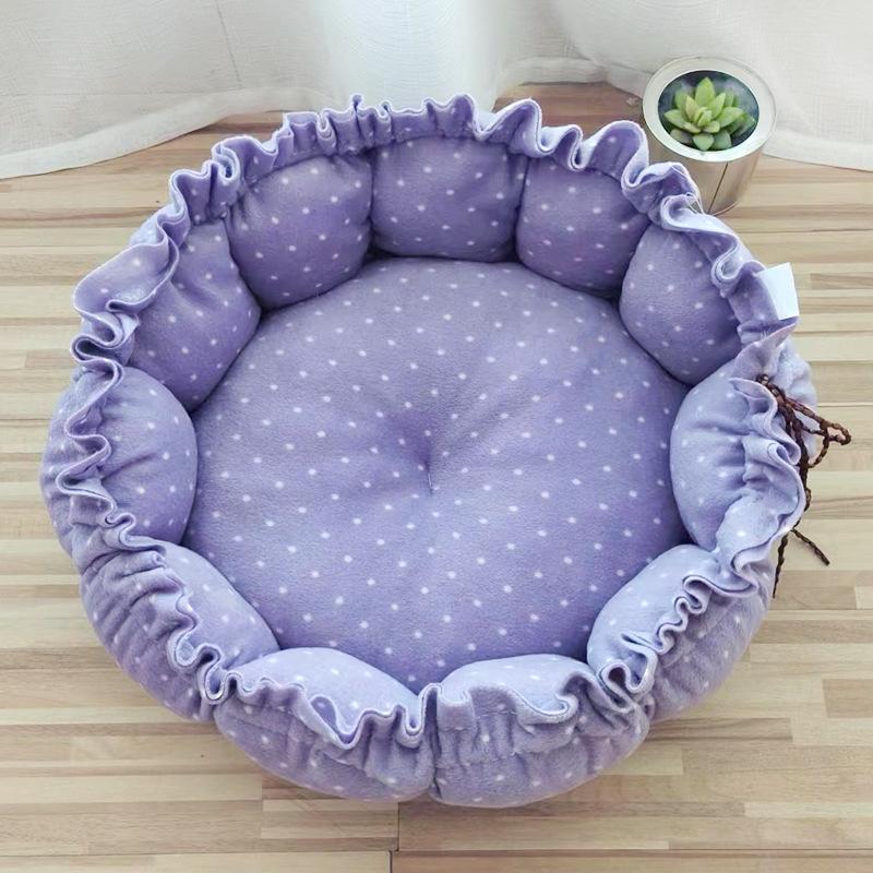 Creative Soft Warm Pet Bed Nest Dual-Use Adjustable Drawstring Pet Nest Bed Pet Cushion For Cats Puppies Pet Supplies