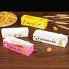 100pcs/lot Hot Dog Packaging Box Sausage Snack Food Boat Boxes Disposable Party Food Serving Tray Catering Takeaway Paper Box