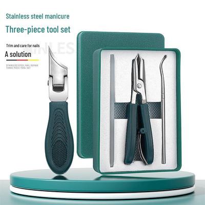 Premium Anti-Splash Slanted Toenail Clipper with Eagle Beak Design