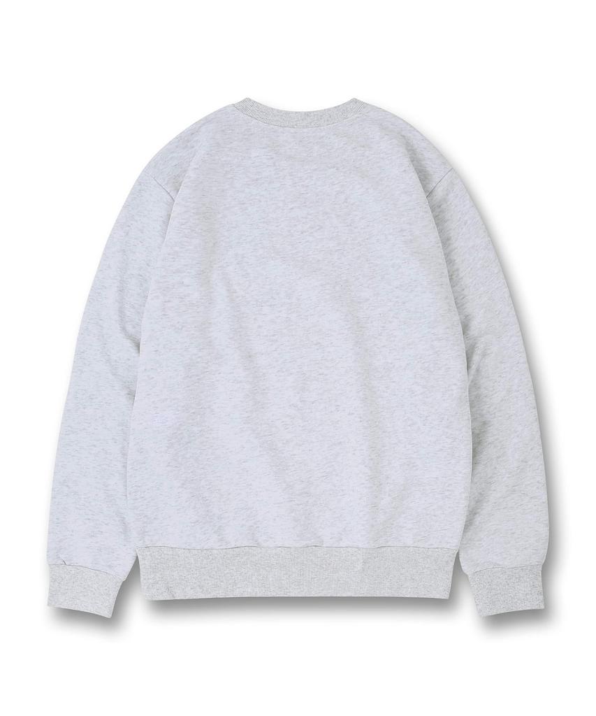 DOLPHIN WAVE APPAREL Dolphin Authentic Logo Sweatshirt Cool Grey