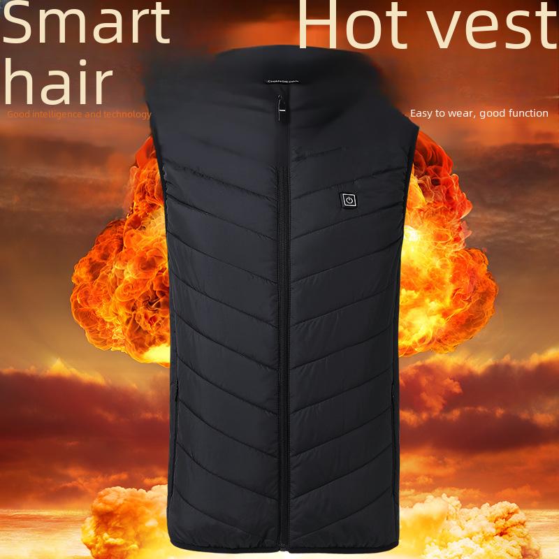 

Unisex USB Heated Cotton Vest for Outdoor Sports and Leisure 8XL