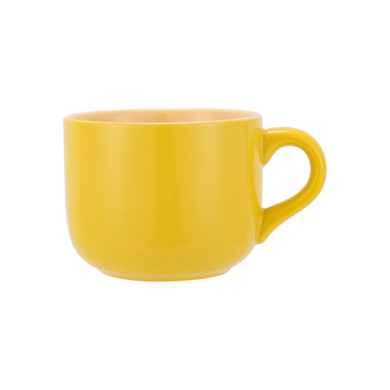 Large Capacity Ceramic Mug Office Breakfast Cup for Couples Home Milk Cup