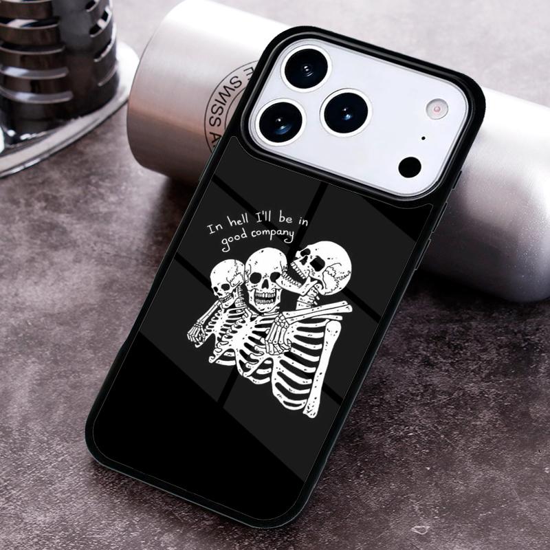 

Забавный чехол для телефона с черепом для iPhone 17 16 15 Pro Max Air 14 13 12 11 Plus Ударопрочный чехол iPhone 15 Plus