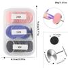 60PCS Colorful Foot Grinding Sheets with Metal Base Efficient Callus Removal Suitable for Skin Fast Replacement System
