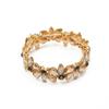 Accessori Europeo e Americano Semplice Bracciale in Vetro e Pietre Bracciale Temperamento Bracciale da Banchetto da Donna Bracciale