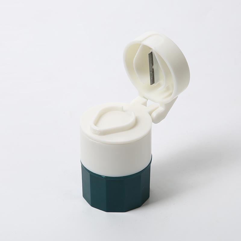 Multifunctional Pill Box: Cutter, Grinder, Divider & Sealed Storage