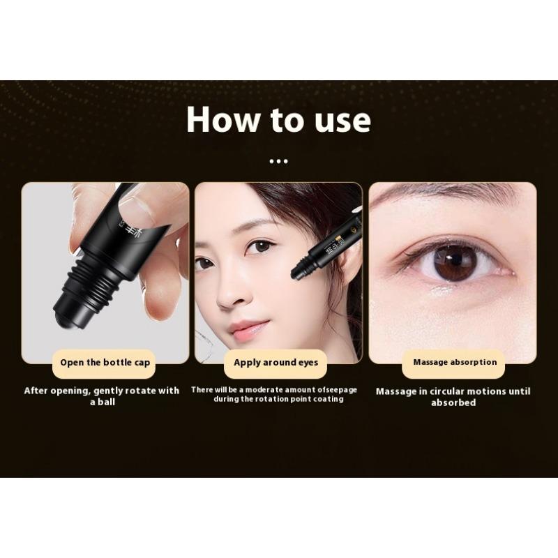 Anti-Wrinkle Eye Essence Oil Eye Cream Lacquer Tightening Ball Massage Fade Dark Circles Fine Wrinkles Eye Mist