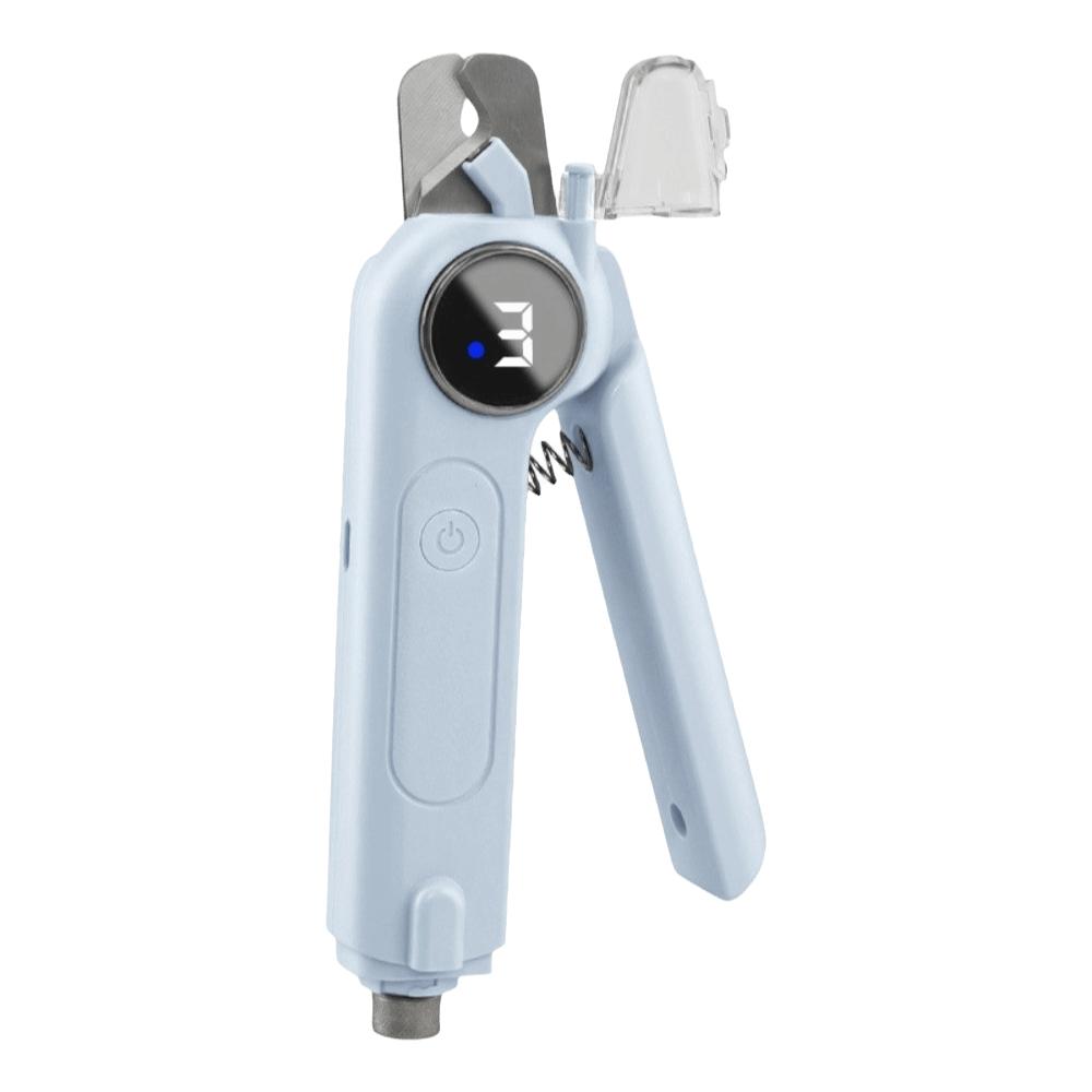 2-in-1 Pet Nail Trimmer Rechargeable Electric Nail Clipper Grinding Cat Claw Clippers for Dogs