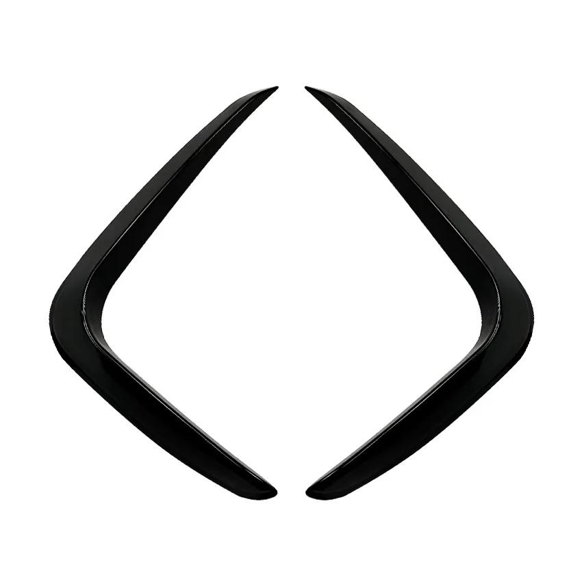 Applicable To BMW X3 X4 G01 G02 2018-2025 M Sport Car Carbon Fiber Pattern Front Air Knife Exterior Car Sticker Accessories