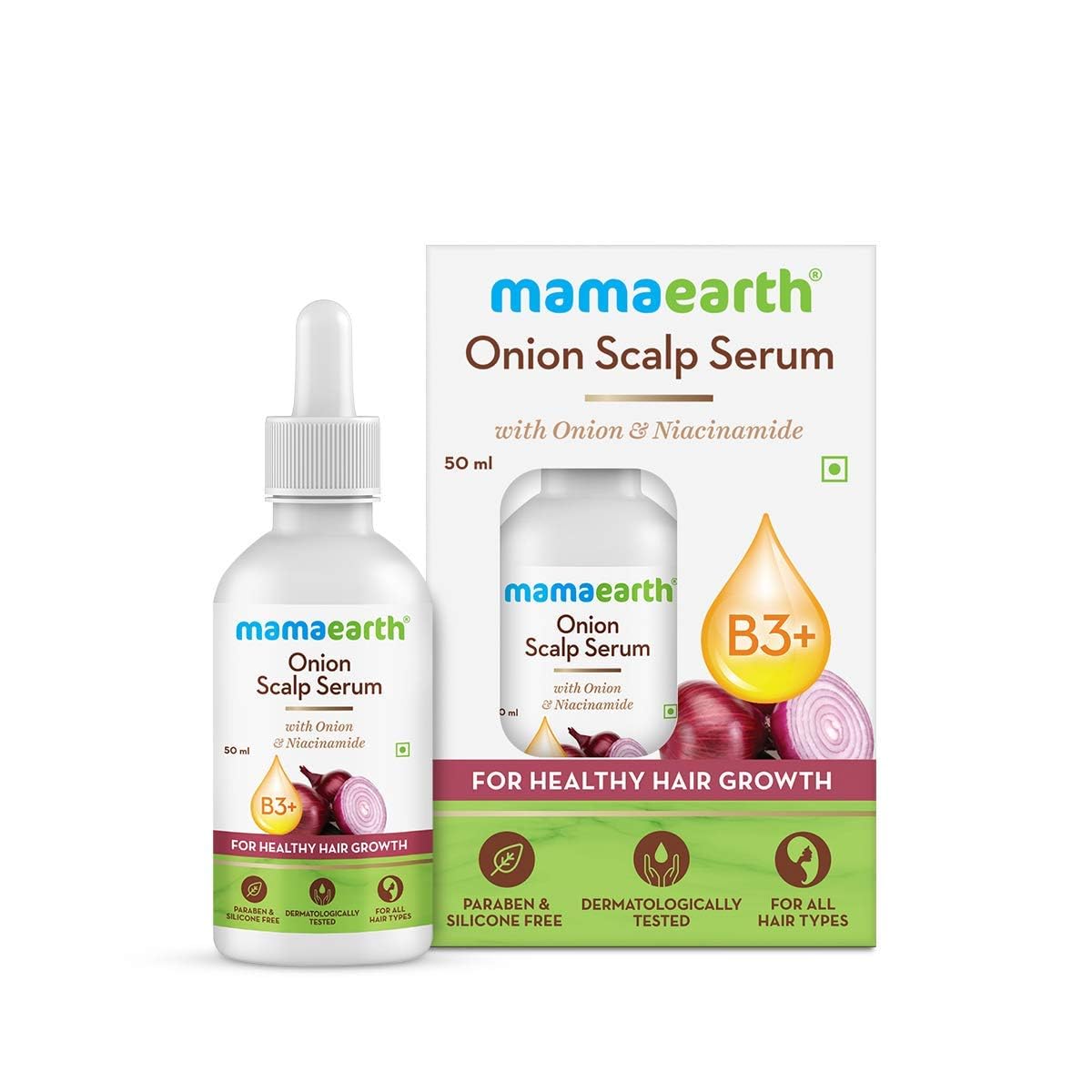 

Mamaearth Onion Scalp Serum 50ml Pack of 1 For Healthy Hair Growth And Stronger Scalp