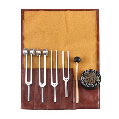 4 Tuning Forks for Healing Set 128Hz 136.1Hz 256Hz 384Hz Weighted Unweighted Sound Wellness Tools for Yoga Meditation