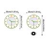Fashion 30cm Modern Wall Clocks Mute Hanging Wall Hung Clock Round Digital Wall Clocks Study