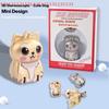 Portable Fingernail & Toenail Clippers 3D Dog Keychain Foldable Nail Cutter Stainless Steel Rotary Manicure Trimmer