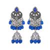 Bohemian Rhinestone Tassel Earrings: Retro European & American Style, High-End Exaggerated Design