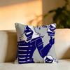 Hot Game DDeltarune Rouxls Kaard Square DoubleSided printed Pillow Case Bedroom Bedside Pillow Sofa Cushion Cover