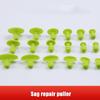 18Pcs Green Dent Pull Tabs Car Body Restoration Tool Suitable For Various Vehicle Parts Dent Size Professional Home Use