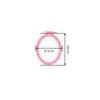 Oval Plastic Embroidery Hoops Frame Wooden Color Embroidery Hoop Rings For Household DIY Cross Stitch Sewing Needlecraft Tools