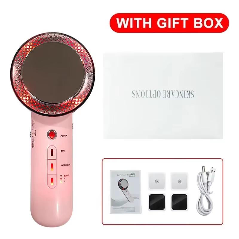 

Аппарат для похудения 3 в 1 EMS Ультразвуковая кавитация Антицеллюлитный Жиросжигатель Инфракрасный Слимминг Машин Косметологический Аппарат Уход