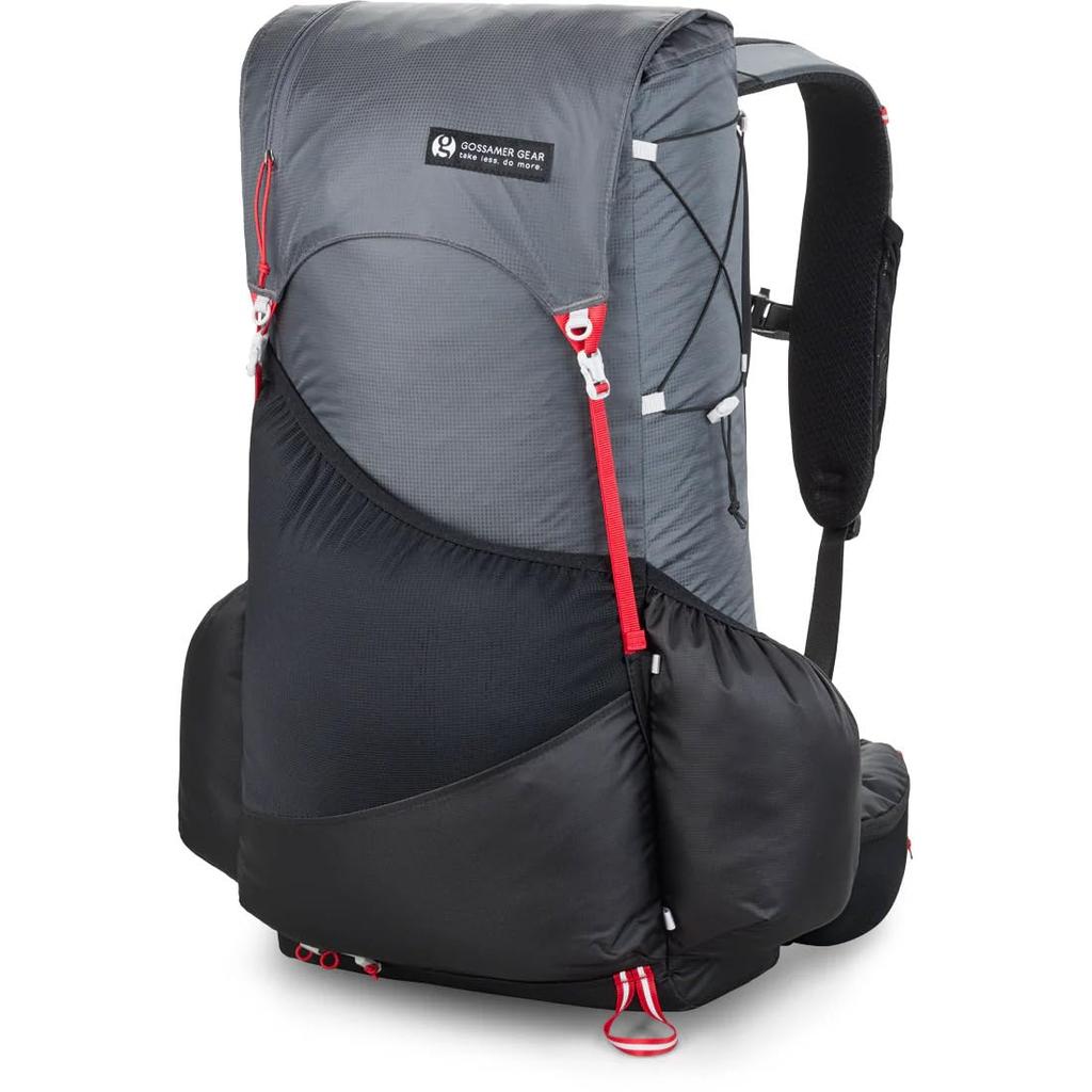Gossamer Gear Kumo 36 R Grey M Size Hiking Backpack - Minimalist Camping Lightweight Design with Foam Padding, Top Access, Ample Storage, Suitable
